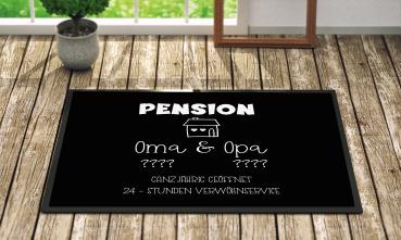 "Pension Oma & Opa" m. Namen